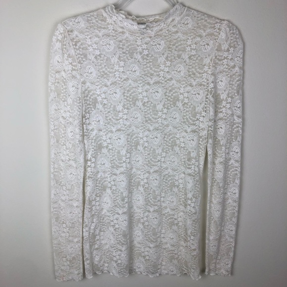 Free People Tops - Intimately Free People - Long sleeve lace over top